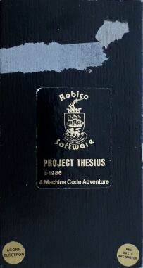 Project Thesius (Robico) (BBC Model B/Acorn Electron) (missing manual) (Contains Hint Sheet)