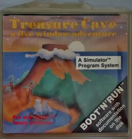 Treasure Cave: A Five Window Adventure (AV Systems) (Apple II)