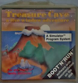 Treasure Cave: A Five Window Adventure (AV Systems) (Apple II)