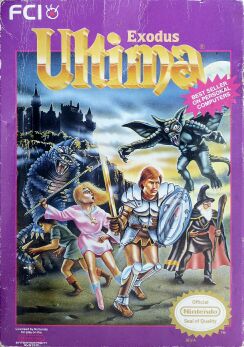 Ultima III: Exodus (FCI) (Nintendo) (Contains Hint Book)