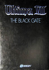 Ultima VII: The Black Gate (IBM PC) (Contains Alternate Map, Clue Book, Clue Book Cover Slide, Art Board, Ad)